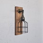 Opviq Pp171 Lámpara de pared de madera maciza